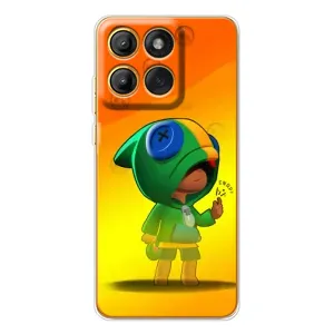 Чохол Бравл Старс для Motorola Edge 60 (LEON в кофті)