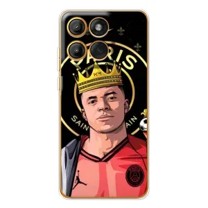 Чохол (TPU) з Футболістом на Motorola Edge 60 (Mbappe King)