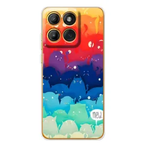 Силіконовий чохол з котиком для Motorola Edge 60 (Mew)