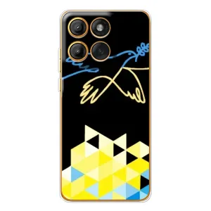 Чехол на Motorola Edge 60 Украинский дизайн (Мир для Украины)