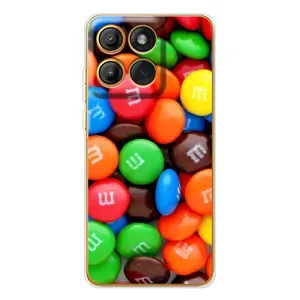 Чехол с изображением вкусной еды для Motorola Edge 60 (Разноцветные M&M'S)