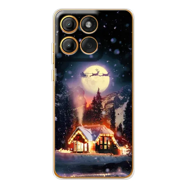 Чехол с рисунком «Настроение зимнее» для Motorola Edge 60 Чехол с рисунком «Настроение зимнее» для Motorola Edge 60