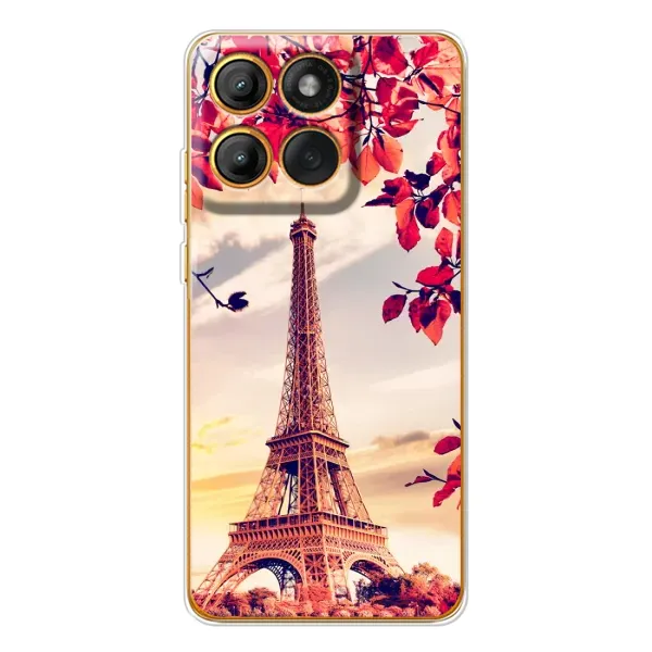 Чехол с рисунком «Paris photo» для Motorola Edge 60 Чехол с рисунком «Paris photo» для Motorola Edge 60