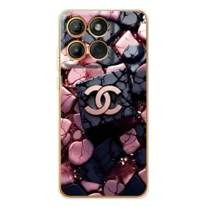 Чехол (Dior, Prada, YSL, Chanel) для Motorola Edge 60 (Шанель)