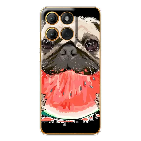 Чехол с рисунком «Смешной Мопс» для Motorola Edge 60 Чехол с рисунком «Смешной Мопс» для Motorola Edge 60