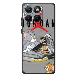 Силиконовый Чехол Nike Air Jordan на Мо Motorola Edge 70 Фюжн Плюс (Air Jordan)