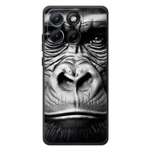 Чехлы с Горилой на Мо Motorola Edge 70 Фюжн Плюс (Черная обезьяна)