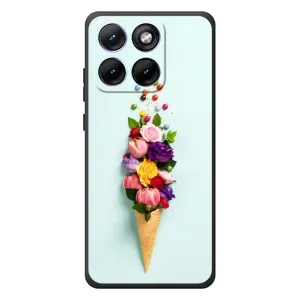 Чехлы с тематикой "ЦВЕТЫ" на Motorola Edge 70 Fusion Plus (Цветок-мороженное)