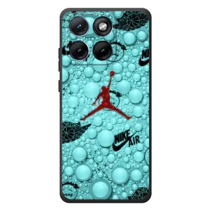 Силиконовый Чехол Nike Air Jordan на Мо Motorola Edge 70 Фюжн Плюс (Джордан Найк)