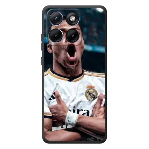 Чехол (TPU) с Футболистом на Motorola Edge 70 Fusion Plus (Гол Мбаппе)