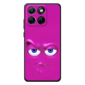 Силиконовые Чехлы (смешные стикеры) для Motorola Edge 70 Fusion Plus (Хитрая мордочка)