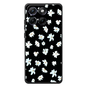 Чехол с ромашками на Motorola Edge 70 Fusion Plus (Маленькие ромашки)