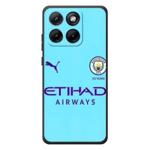 Силиконовые Чехлы принт Футбол на Motorola Edge 70 Fusion Plus (Man City)