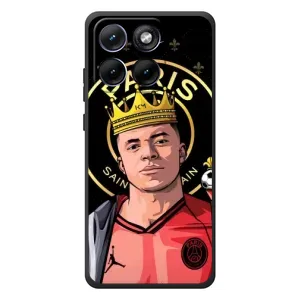 Чехол (TPU) с Футболистом на Motorola Edge 70 Fusion Plus (Mbappe King)