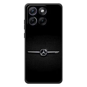 Силиконовый бампер с картинкой машины на Motorola Edge 70 Fusion Plus (Mercedes)