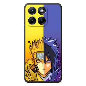 Купить Чехлы на телефон с принтом Anime для Motorola Edge 70 Fusion Plus (Naruto Vs Sasuke)