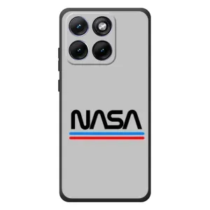 Силиконовый бампер с принтом "Наса" на Motorola Edge 70 Fusion Plus (Наса)