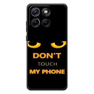Чехол с Прикольным принтом на Motorola Edge 70 Fusion Plus (Не трогай мой телефон)