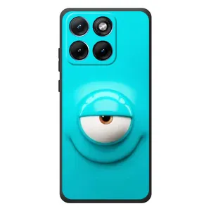 Силиконовые Чехлы (смешные стикеры) для Motorola Edge 70 Fusion Plus (Одноглазик)
