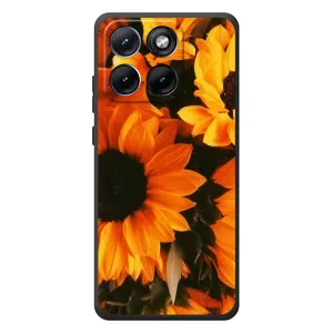 Чехлы с картинкой Подсолнухов для Мо Motorola Edge 70 Фюжн Плюс (подсолнухи)