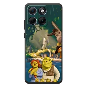 Друкований чохол з принтом Шрек для Motorola Edge 70 Fusion Plus (Шрек і Фіона)