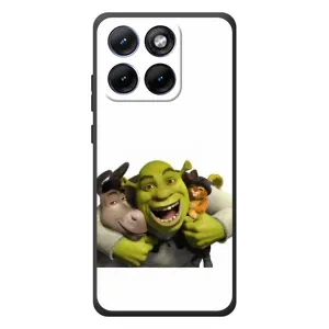 Друкований чохол з принтом Шрек для Motorola Edge 70 Fusion Plus (Шрек осел і кіт)