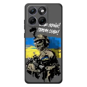 Патриотический Чехол для Motorola Edge 70 Fusion Plus (Слава Украине)