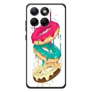 Чехол с изображением вкусной еды для Motorola Edge 70 Fusion Plus (Сочные пончики)