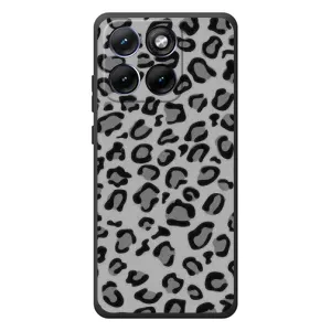 Чехол с леопардовым принтом на Motorola Edge 70 Fusion Plus (Темный леопрад)