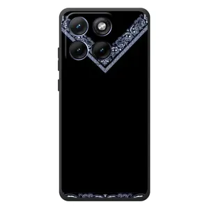 Силиконовый Чехол на Motorola Edge 70 Fusion Plus (Воротник вышиванки)