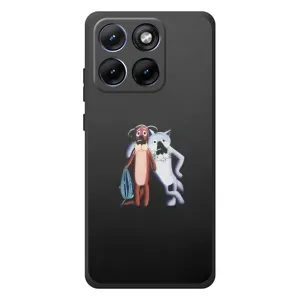 Мультяшный принт на Чехол для Мо Motorola Edge 70 Фюжн Плюс (Шо, опять)