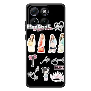 Чехлы с картинкой для Motorola Edge 70 Fusion (Арт блэкпинг)