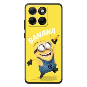 Мультяшный принт на Чехол для Моторола Эдж 70 Фьюжн (Banana)