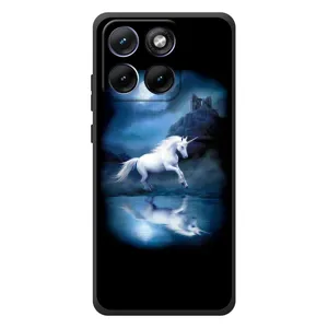 Чехол Unicorn на Motorola Edge 70 Fusion (Единорог)