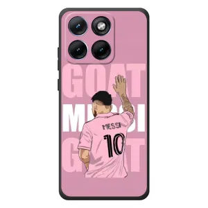 Чехлы Лео Месси в Майами на Motorola Edge 70 Fusion (GOAT MESSI)