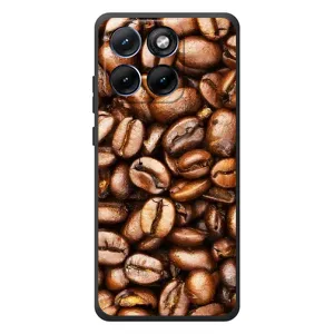 Чехол с изображением вкусной еды для Motorola Edge 70 Fusion (Кофе)