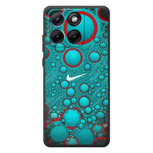 Силиконовый Чехол на Motorola Edge 70 Fusion с картинкой Nike (Найк зеленый)