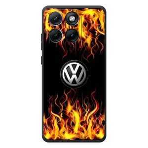 Чехол "Фольксваген" для Motorola Edge 70 Fusion (Огненный Лого)