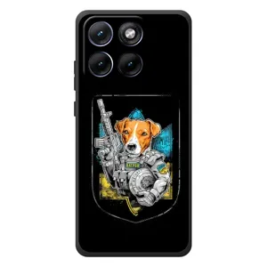 Чехол с принтом для Motorola Edge 70 Fusion (Патрон Воин)