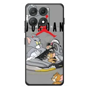 Силіконовый Чохол Nike Air Jordan на Моторола Едж 70 Макс (Air Jordan)