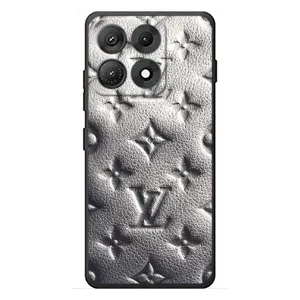 Текстурний Чохол Louis Vuitton для Моторола Едж 70 Макс (Бежевий ЛВ)