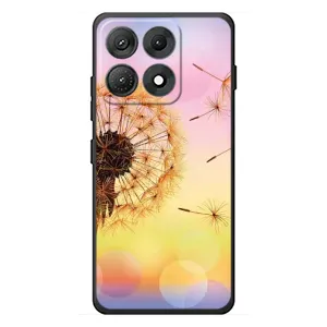 Силиконовый Чехол с одуванчиками на Motorola Edge 70 Max (Цветок-одуванчик)