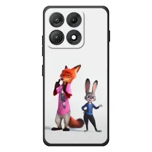 Силиконовый чехол с принтом Зоотрополіс для Motorola Edge 70 Max (Джуди и Ник)