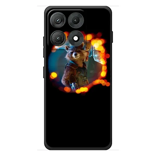 Чехол с рисунком «Енот Ракета» для Motorola Edge 70 Max Чехол с рисунком «Енот Ракета» для Motorola Edge 70 Max