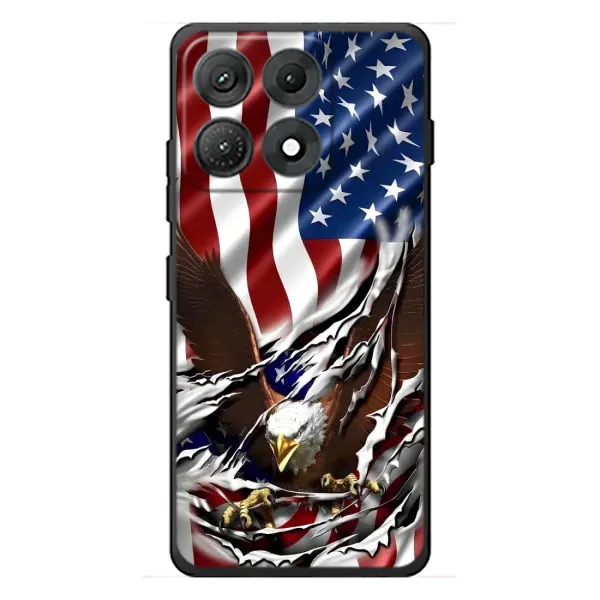 Чехол с рисунком «Флаг USA» для Motorola Edge 70 Max Чехол с рисунком «Флаг USA» для Motorola Edge 70 Max