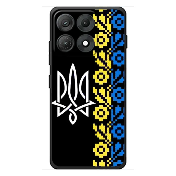 Чехол с рисунком «Герб и вышыванка» для Motorola Edge 70 Max Чехол с рисунком «Герб и вышыванка» для Motorola Edge 70 Max