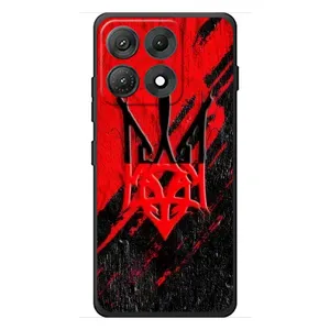 Чехлы УПА (Красно-Чёрный) на Motorola Edge 70 Max (Герб в цвете УПА)