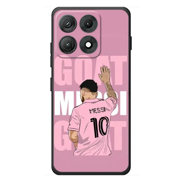 Чехол с рисунком «GOAT MESSI» для Motorola Edge 70 Max Чехол с рисунком «GOAT MESSI» для Motorola Edge 70 Max