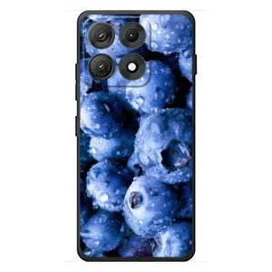 Чехол с изображением вкусной еды для Motorola Edge 70 Max (Голубика)