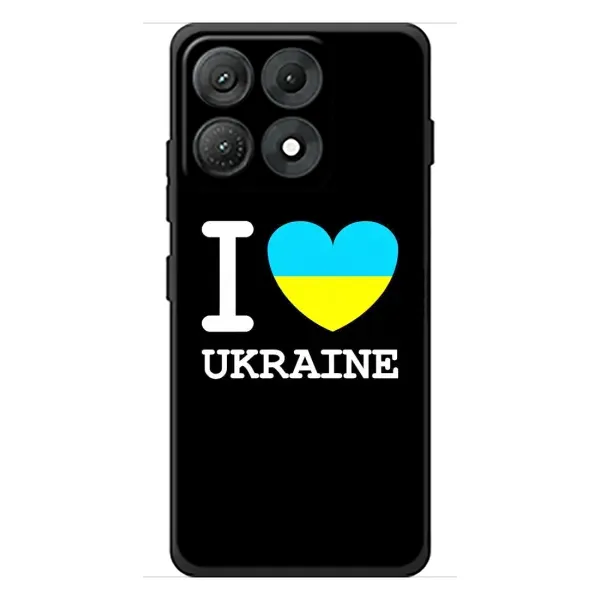 Чехол с рисунком «I Love Ukraine» для Motorola Edge 70 Max Чехол с рисунком «I Love Ukraine» для Motorola Edge 70 Max